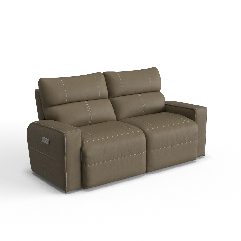 Maddox Power Reclining Sofa w/ Headrest & Lumbar